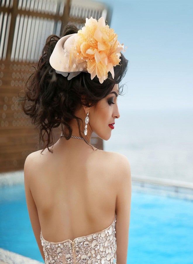 Glitinsel 20 Pcs Vintage Fascinators Hats for Women Tea Party, 20s 50s Pillbox Fascinators Veil Pillbox Headwear with Clips for Women Ladies Cocktail Weddings Birthday Halloween Christmas - Image 3